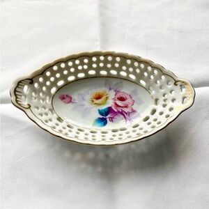 Floral Porcelain Decorative Bowl